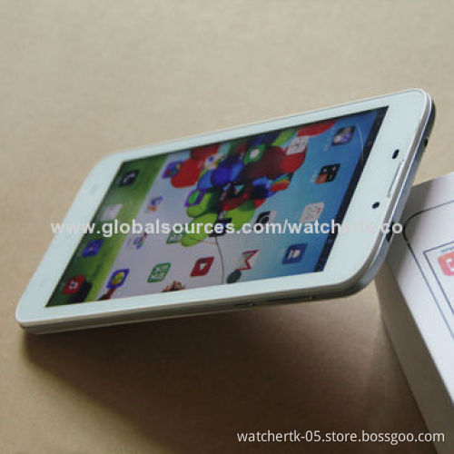 6" 3G Android Tablet Phone with Quad-core CPU, Dual-SIM Card, Dual Camera and Flashlight, GPS